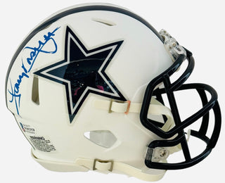 Tony Dorsett Autographed Dallas Cowboys Mini Helmet (Beckett Witnessed)