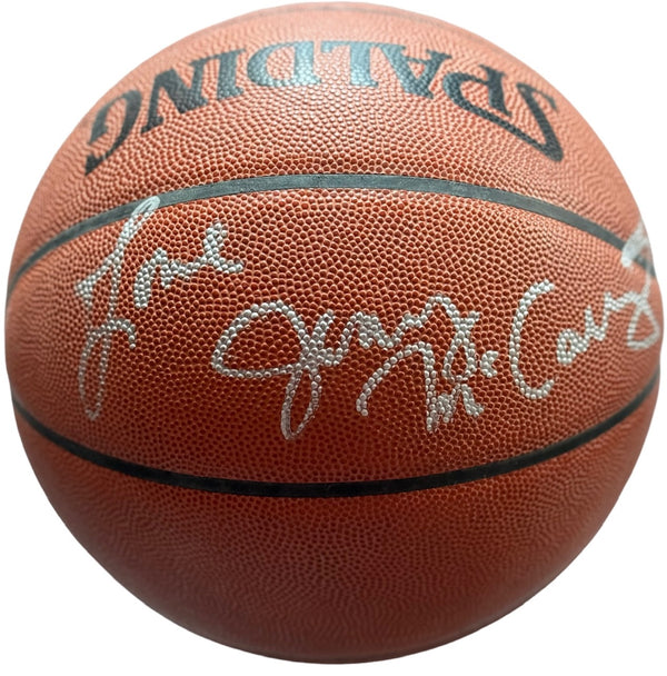 Jenny McCarthy Autographed Spalding Leather Game Ball (Beckett)