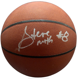 Steve Smith Autographed Spalding Indoor Outdoor Basketball