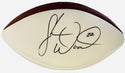 Shawn Wooden Autographed Official White Panel Football