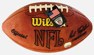 Troy Aikman Autographed Official Wilson NFL Football (Mounted Memories)