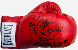 Ray Boom Boom Mancini Autographed Red Everlast Right Boxing Glove (Beckett)