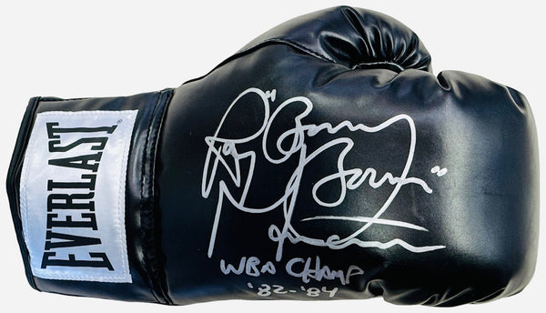 Ray Boom Boom Mancini Autographed Black Everlast Right Boxing Glove (Beckett)