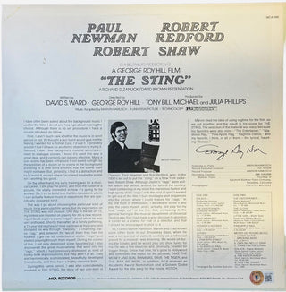 Marvin Hamlisch Autographed The Sting Record Album (Beckett)