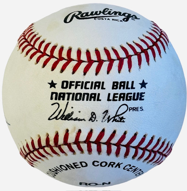 Ed Kranepool Art Shamsky Autographed Official National League Baseball