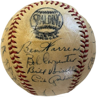 1946 New York Giants Team Signed Baseball
