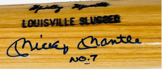 Mickey Mantle NO. 7 Autographed Louisville Slugger M110 Bat (Upper Deck)