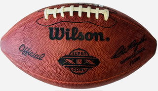 Joe Montana & Dan Marino Signed Super Bowl XIX Official Football LE/300 (Upper Deck)