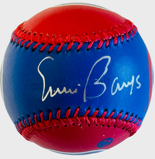 Ernie Banks Autographed Chicago Cubs Logo Baseball (JSA)