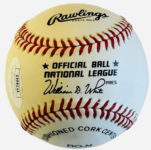 Willie Mays Autographed National League Baseball (JSA)