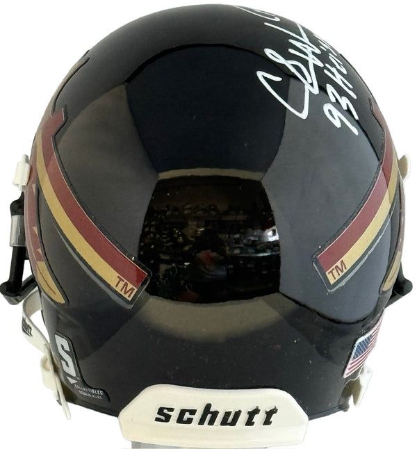 Charlie Ward Autographed FSU Mini Helmet (JSA)
