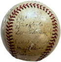 1942 Giants Team Signed Official National League Baseball (Beckett)