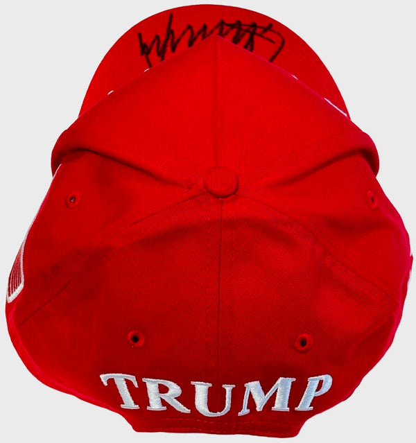 Donald Trump signed Red MAGA HAT & Official WHITE HOUSE Sharpie (JSA)