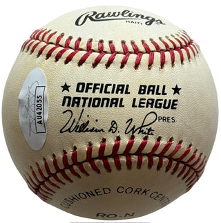 Willie McCovey Autographed Official National League Baseball (JSA)