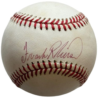 Frank Robinson Autographed Official American League Baseball (JSA)