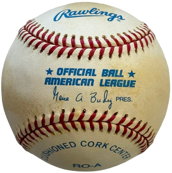 Tommy John Autographed Official American League Baseball