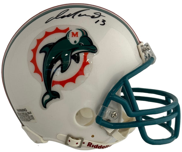 Dan Marino Autographed Dolphins Mini Helmet (Marino Holo)
