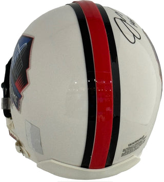 Joe Montana Autographed Hall of Fame Mini Helmet (JSA)