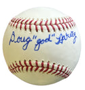 Doug Harvey Autographed Official Major League Baseball (PSA)