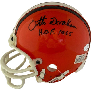 Otto Graham Autographed Browns Mini Helmet (JSA)