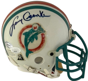 Larry Csonka Autographed Dolphins Mini Helmet (JSA)