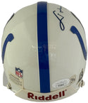 Johnny Unitas Autographed Colts Mini Helmet (JSA)