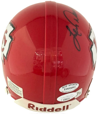 Len Dawson Autographed Chiefs Mini Helmet (JSA)