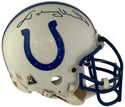 Johnny Unitas Autographed Colts Mini Helmet (JSA)