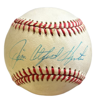 Jim Catfish Hunter Autographed Official American League Baseball (Beckett)