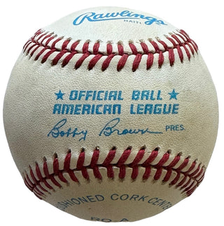 Roger Clemens Autographed Official American League Baseball