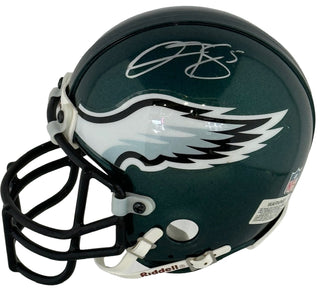 Donovan McNabb Autographed Eagles Mini Helmet (Mounted Memories)