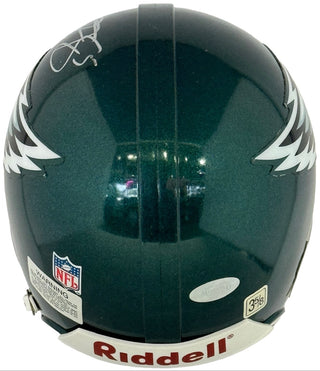 Donovan McNabb Autographed Eagles Mini Helmet (Mounted Memories)