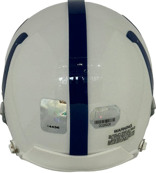 Peyton Manning Autographed Colts Mini Helmet (Mounted Memories)