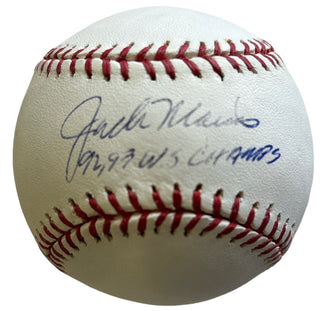 Jack Morris "92, 93 WS Champs" Autographed Official Baseball (JSA)