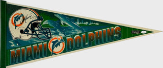 Dan Marino Autographed Miami Dolphins Pennant (JSA)