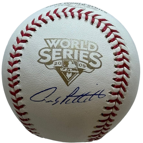 Andy Pettitte Autographed 2009 Official World Series Baseball (MLB/Fanatics)