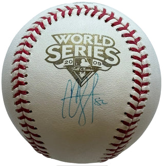 CC Sabathia Autographed 2009 Official World Series Baseball (MLB)