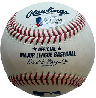 Aroldis Chapman "Cuban Missile" Autographed Official Major League Baseball (Beckett)