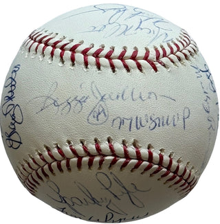 1977-78 New York Yankees Reunion Signed Official Major Baseball (JSA)