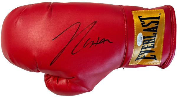 Julio Cesar Chavez Sr Autographed Red Everlast Right Boxing Glove (JSA)