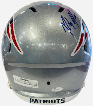 Rob Gronkowski Autographed Patriots Full Size Riddell Speed Helmet (JSA)