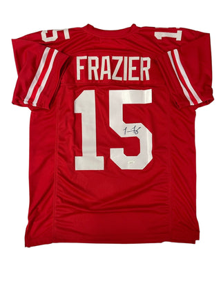 Tommie Frazier Autographed Custom Jersey (JSA)