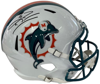 Zach Thomas Autographed Miami Dolphins Full Size Speed Replica Helmet (Beckett)