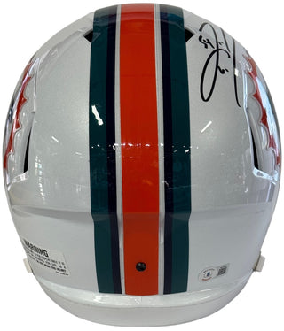 Zach Thomas Autographed Miami Dolphins Full Size Speed Replica Helmet (Beckett)