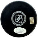 Adam Oates HOF 12 Autographed Boston Bruins Puck (JSA)