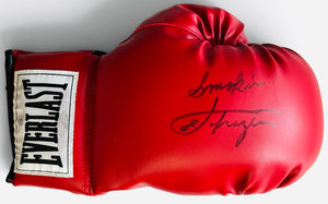 Joe Frazier Autographed Red Everlast Right Hand Boxing Glove (Steiner)