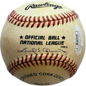 Stan Musial Autographed Official National League Baseball (JSA)