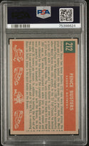 Fence Busters Hank Aaron Eddie Mathews 1959 Topps Card #212 (PSA 7)