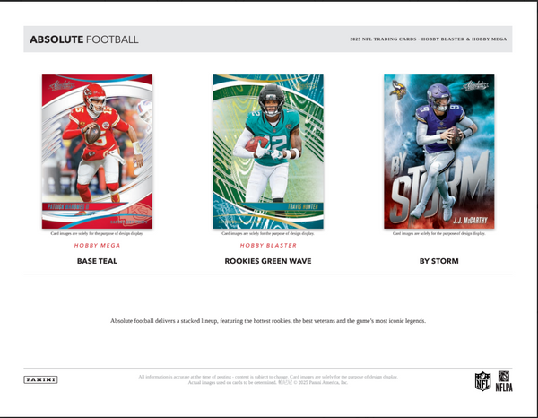 2025 Panini Absolute Football Hobby Blaster Box