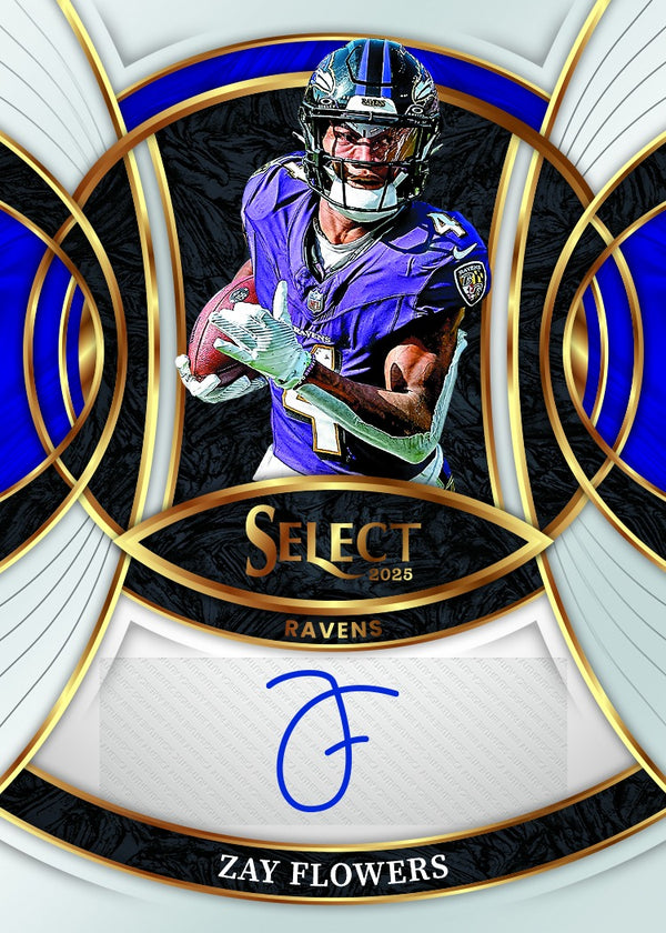 2025 Panini Select Football Hobby Mega Box (10 Mega Exclusive Black & Orange Prizm Shock)